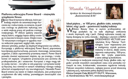 Business Woman - rekomendacja dla Beauty Duty