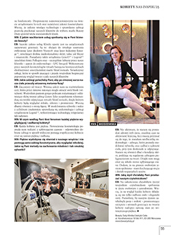 Business Women nr 31 - 2 strona artykułu o klinice urody Beauty Duty